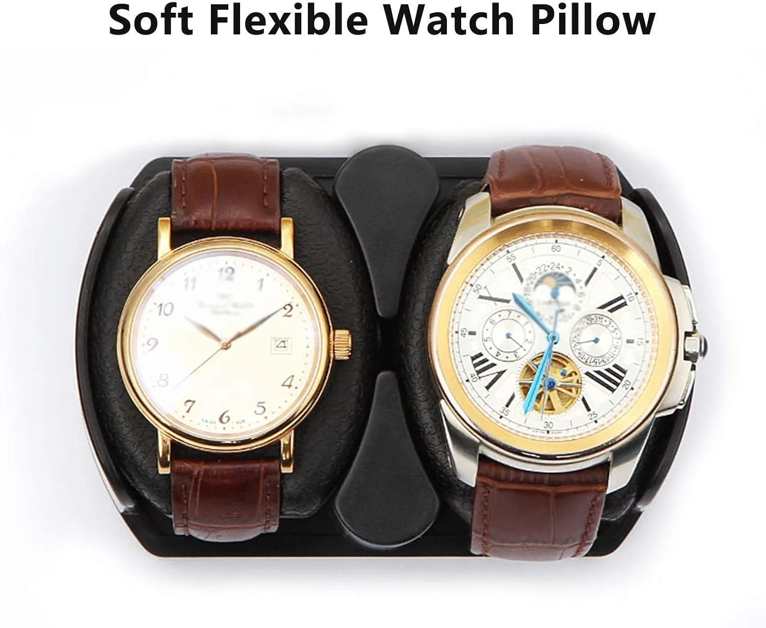 Automatic Watch Winders Box 2 3 Soft Flexible Watch Pillow Built-in LED Light Piano Paint Exterior Silent