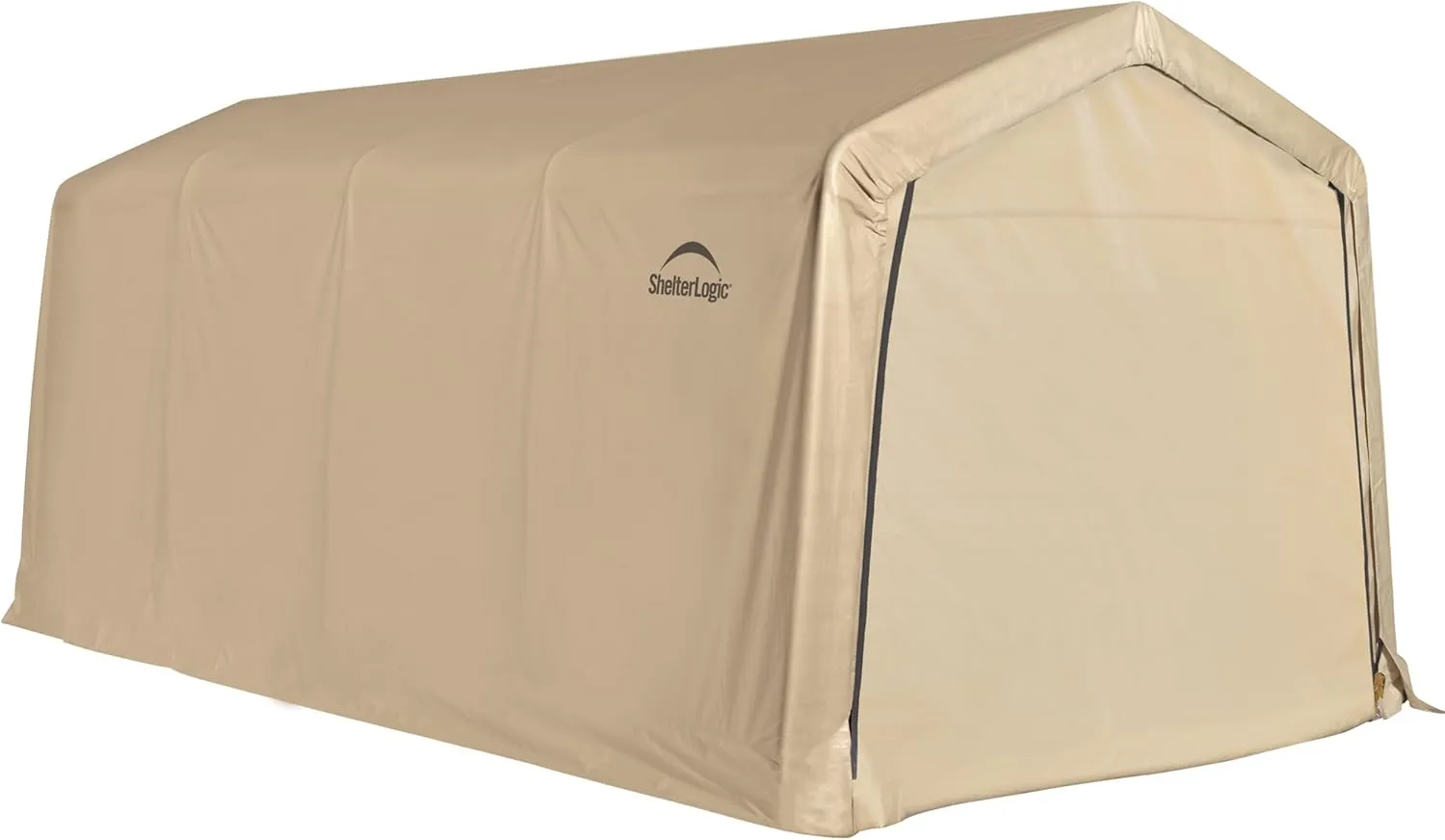 AutoShelter 10 x 20 ft. Replacement Cover kit Peak 7 oz Sandstone