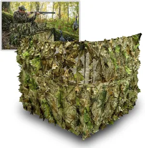 AYIN 3D Camouflage Hunting Blinds – Weather-Resistant, Portable Pop-Up Hunting Shelter for Deer, Turkey, Waterfowl – Available in Small (1–2 Hunters) & Large (2–6 Hunters) Sizes