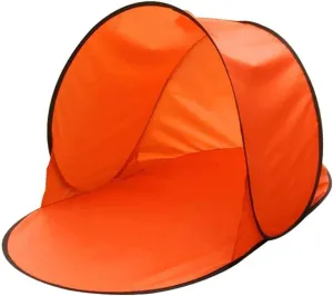 Baby Beach Tent - Up Beach Tent Sun Shelter Portable Outdoor Beach Shade Tent Easy Setup Windproof Waterproof Beach Canopy (B)