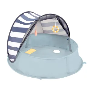Babymoov Aquani Tent & Pool 3 in 1 Pop Up Tent, Kiddie Pool and Play Area (Summer 2024 Essential), Marine, One Size