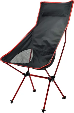 Backrest Camping Chair Foldable Portable,Collapsible Lightweight Camp Stool,Breathable Slacker Chair Seat for Outdoor Camping/Picnic/Hiking/Barbecue/Fishing/Train