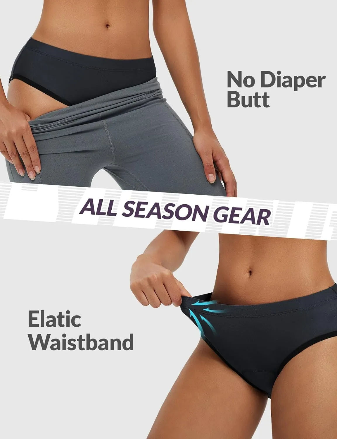 baleaf Women's 4D Padded Bike Underwear Cycling Shorts Biking Bicycle MTB Briefs Gear Clothes Biker Padding