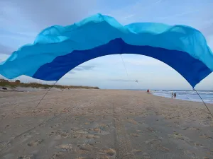 Beach Shade, Sun Shade, Sun Shelter, Wind Resistant, Portable.