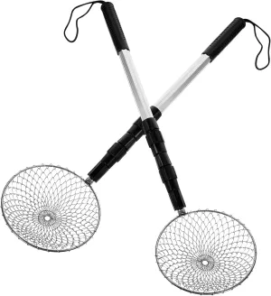 Beach Sifter Scoop 2 Pack of Reusable Sifter Shovel for Sand and Shell Collection