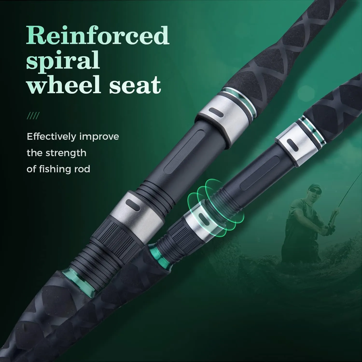 BERRYPRO Surf Spinning Rod IM8 Carbon Surf Fishing Rod (9'/10'/10'6''/11'/12')