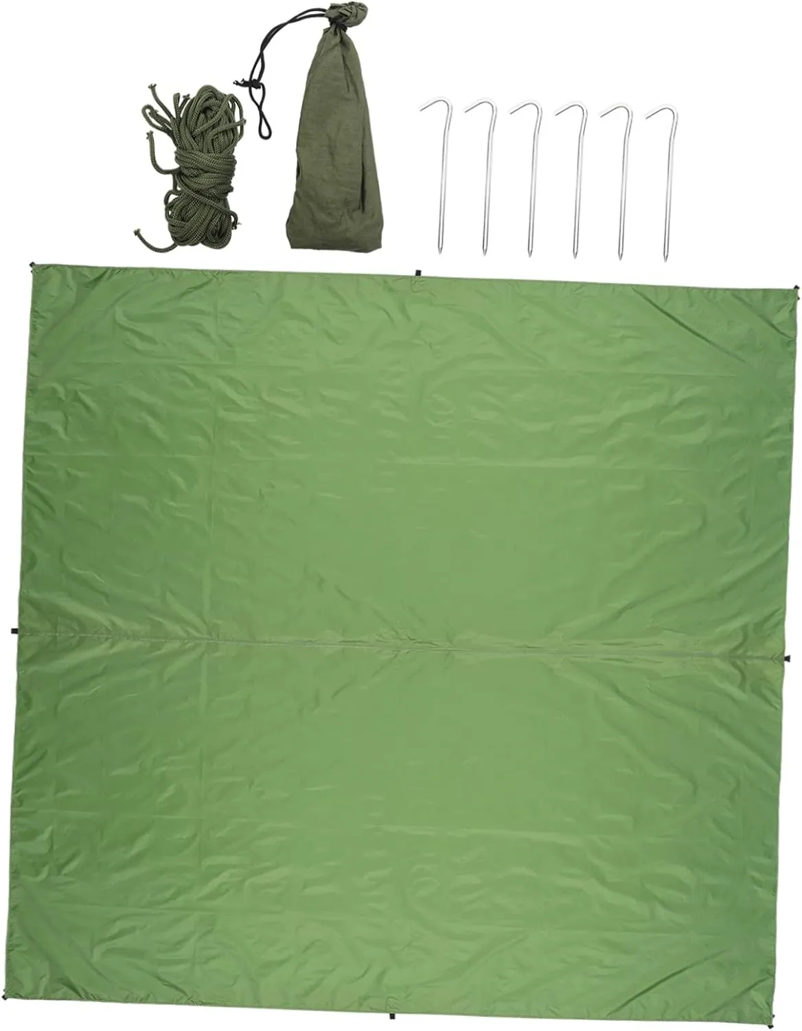 BESPORTBLE 1 Set Tarp Tent for Camping Protection Canopy Awning Shade Lightweight Outdoor Shelter for People for Beach Picnic Fishing and Family Gatherings