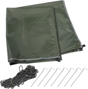 BESPORTBLE Easy Folding Camping Tarp Rainproof Ground Cloth Family Picnic Shelter Uv Blocking Tent
