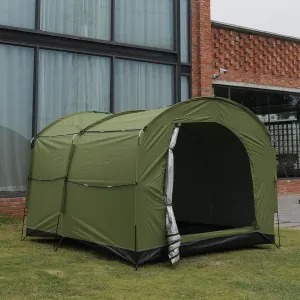 Bicycle Cover Tent Bike Expandable House Bike Cover Shelter Waterproof Outdoor Shed Storage for Garden Tools, Toys, Lawn Mover (XL-Green)