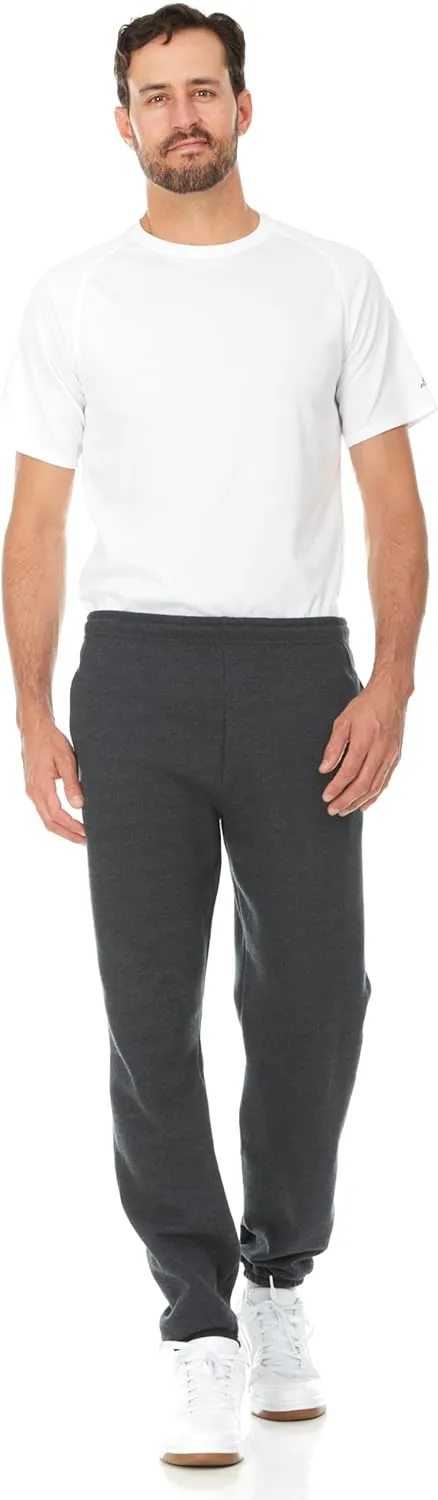 BILLIONHATS 12 Pack of Wholesale Mens Jogger Sweatpants, Homeless Shelter Donation Case, Comfy Bulk Joggers for Men