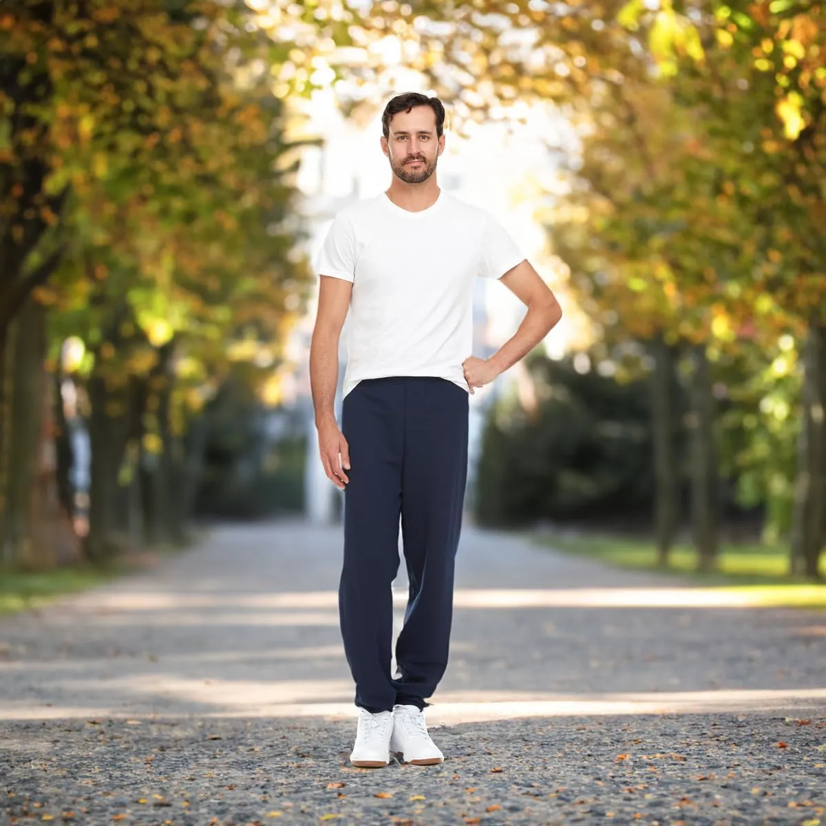 BILLIONHATS 12 Pack of Wholesale Mens Jogger Sweatpants, Homeless Shelter Donation Case, Comfy Bulk Joggers for Men