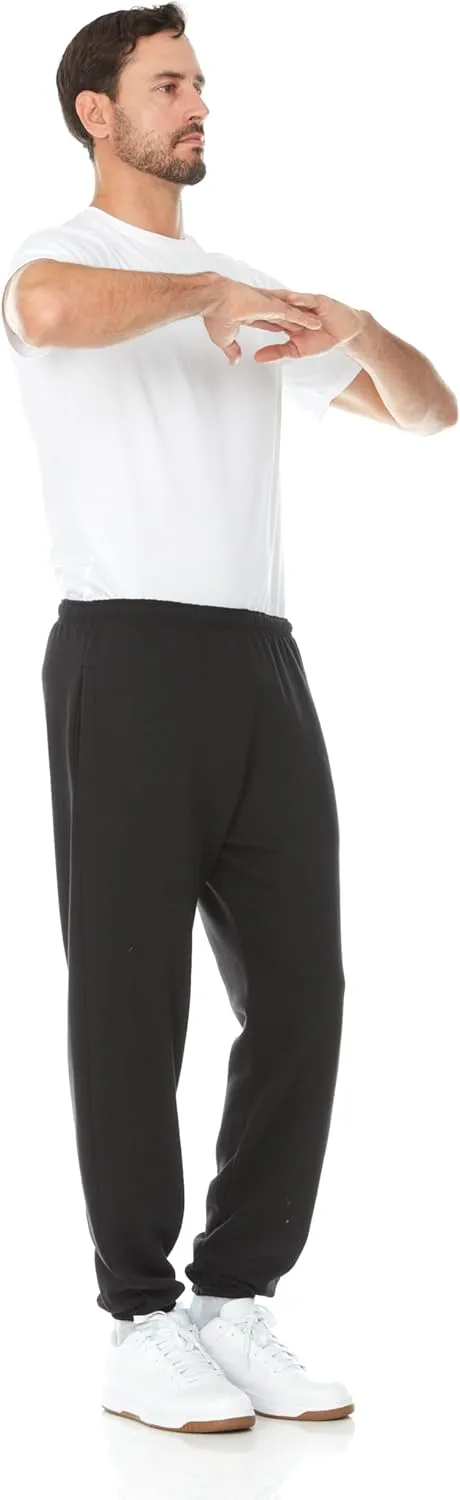 BILLIONHATS 12 Pack of Wholesale Mens Jogger Sweatpants, Homeless Shelter Donation Case, Comfy Bulk Joggers for Men