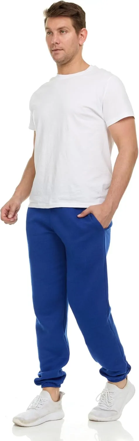 BILLIONHATS 18 Pack of Wholesale Mens Jogger Sweatpants, Homeless Shelter Donation Case, Comfy Bulk Joggers for Men