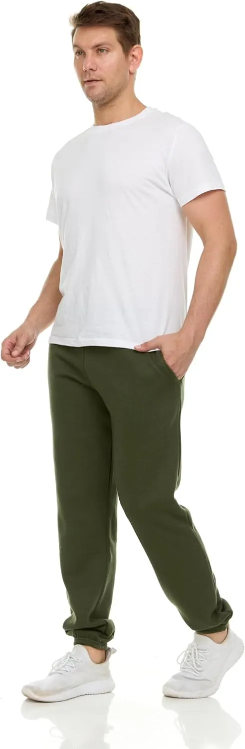 BILLIONHATS 18 Pack of Wholesale Mens Jogger Sweatpants, Homeless Shelter Donation Case, Comfy Bulk Joggers for Men