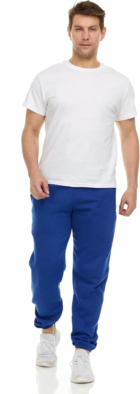 BILLIONHATS 18 Pack of Wholesale Mens Jogger Sweatpants, Homeless Shelter Donation Case, Comfy Bulk Joggers for Men
