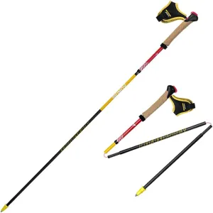BlueField 2 Pcs Ultralight Trekking Poles, Folding Carbon Fiber Walking Sticks for Hiking with Quick Lock System for Hiking
