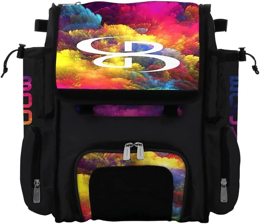 Boombah Mini Superpack Bat Pack - 8" x 12.5" x 18" - Burst Multi