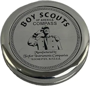Brass Boy Scout Compass | Shiny Brass Finish | 8 x 8 x 2 cm | Outdoor & Adventure Gear
