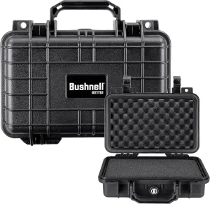 Bushnell 11.6 Inch Compact Waterproof Hard Gun Case For Handguns, Shock Proof, and TSA Ready (Black)