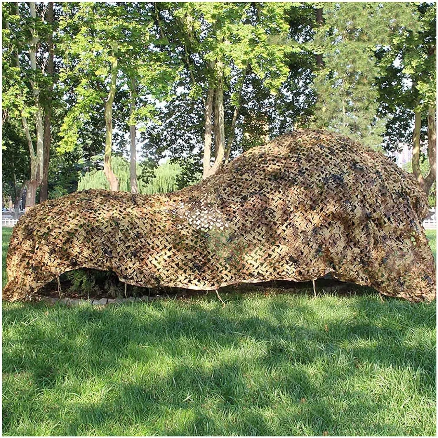 Camouflage Net Customize Shade Net Camouflage Tarp Cover Awning for Outdoor Bulk Roll for Porch Hunting Blind Patio Garden Garden Shelter Green