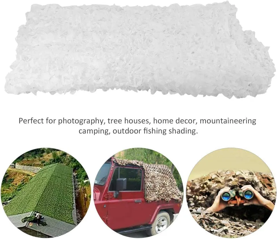 Camouflage Net, Outdoor Military Netting Camouflage Netting Camo Blind Army Net for Hunting Shooting Camping Sunscreen Net Shelter