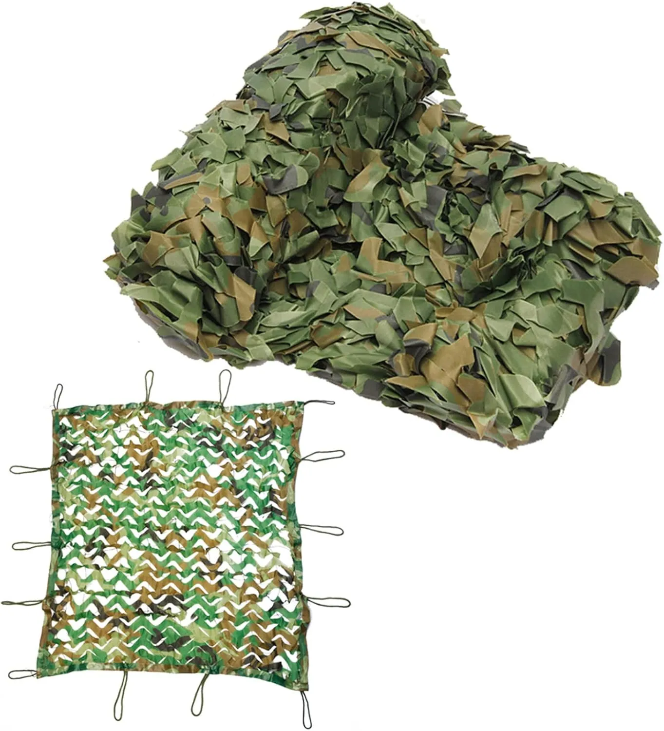 Camouflage Netting Anti-UV,Quick Dry Camo Net,Lightweight Oxford Fabric,3M X4M Garden Sunscreen Nets,Various Sizes,for Camping, Backdrop Decoration,Hunting Shooting,1.5x5m(5 * 16.4ft)