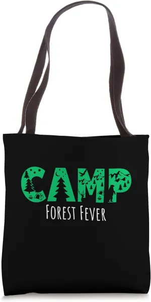 Camp Forest Fever Camping Pun Tote Bag