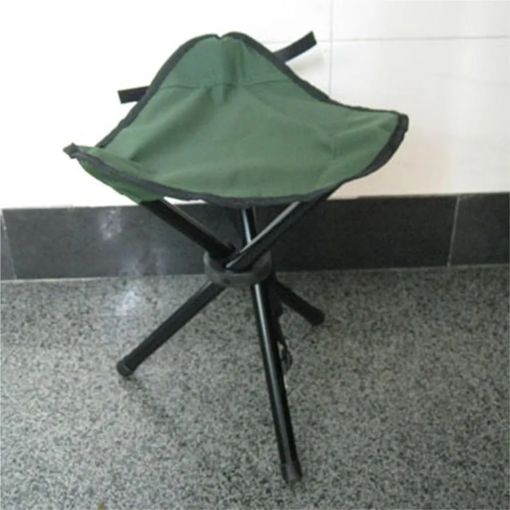Camp Stool Outdoor Portable Stool Fishing Stool Camping Folding Chair Small Bench Mazar Camping Dormitory Small Stool Camping Stool(Red)