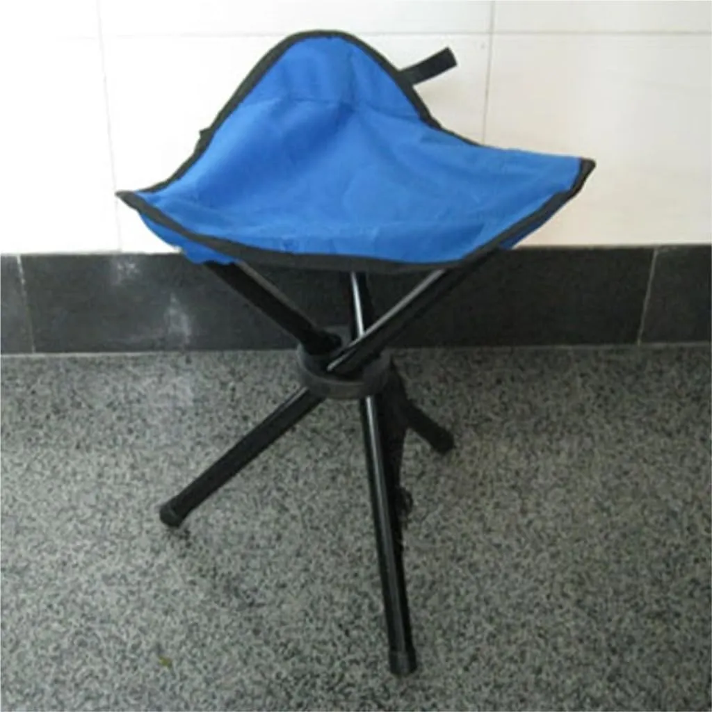 Camp Stool Outdoor Portable Stool Fishing Stool Camping Folding Chair Small Bench Mazar Camping Dormitory Small Stool Camping Stool(Red)