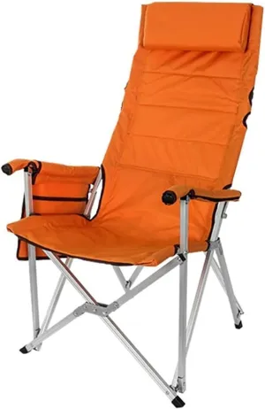 Camping Chair Camp Chair Fishing Chair with Foldable Backrest Camping Ultralight Aluminum Tube Seat Stool with Soft Armrest Outdoor Break Recliner Folding Chairs Outdoor Fishing Chair (Colo