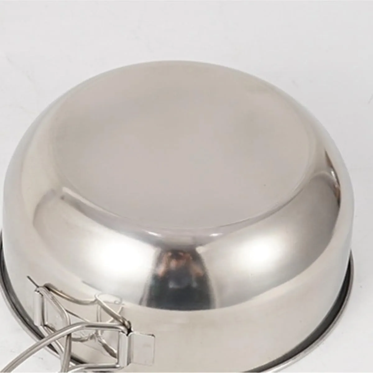 Camping Kitchen Utensil Outdoor 304 Stainless Steel Mountaineering Portable Pot Set Camping Picnic Tableware Cooker for Outdoor Cooking