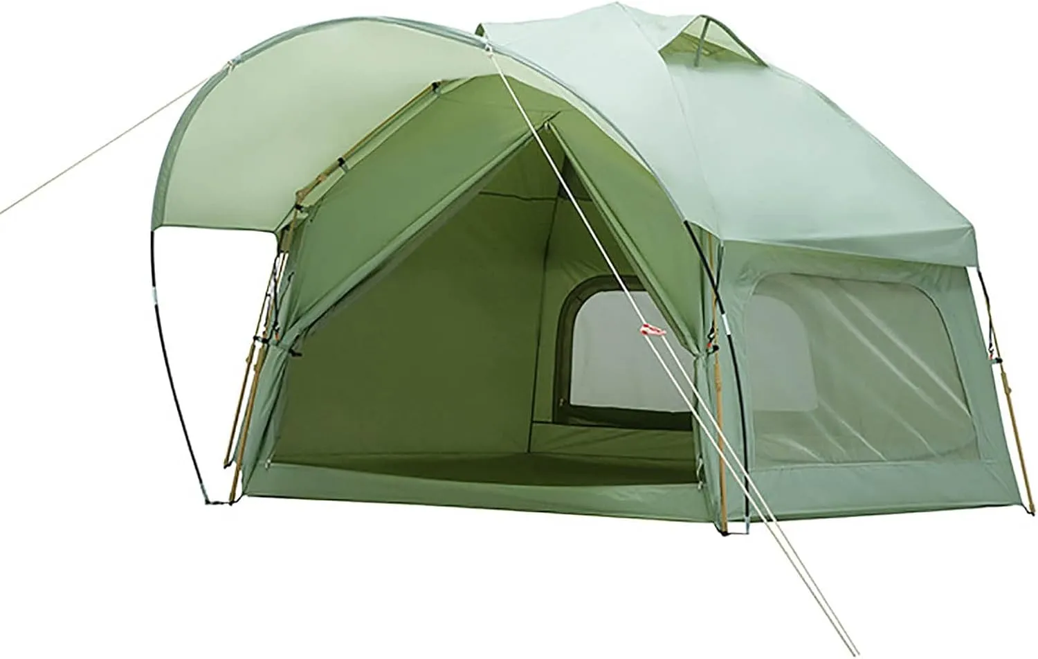 Camping Outdoor Cabin Tent, Frog Hexagonal One-Bedroom, 5~8 People Double Layer All Weather Easy Setup Tents,for Parties,Picnic, Outdoors Travel,Camping