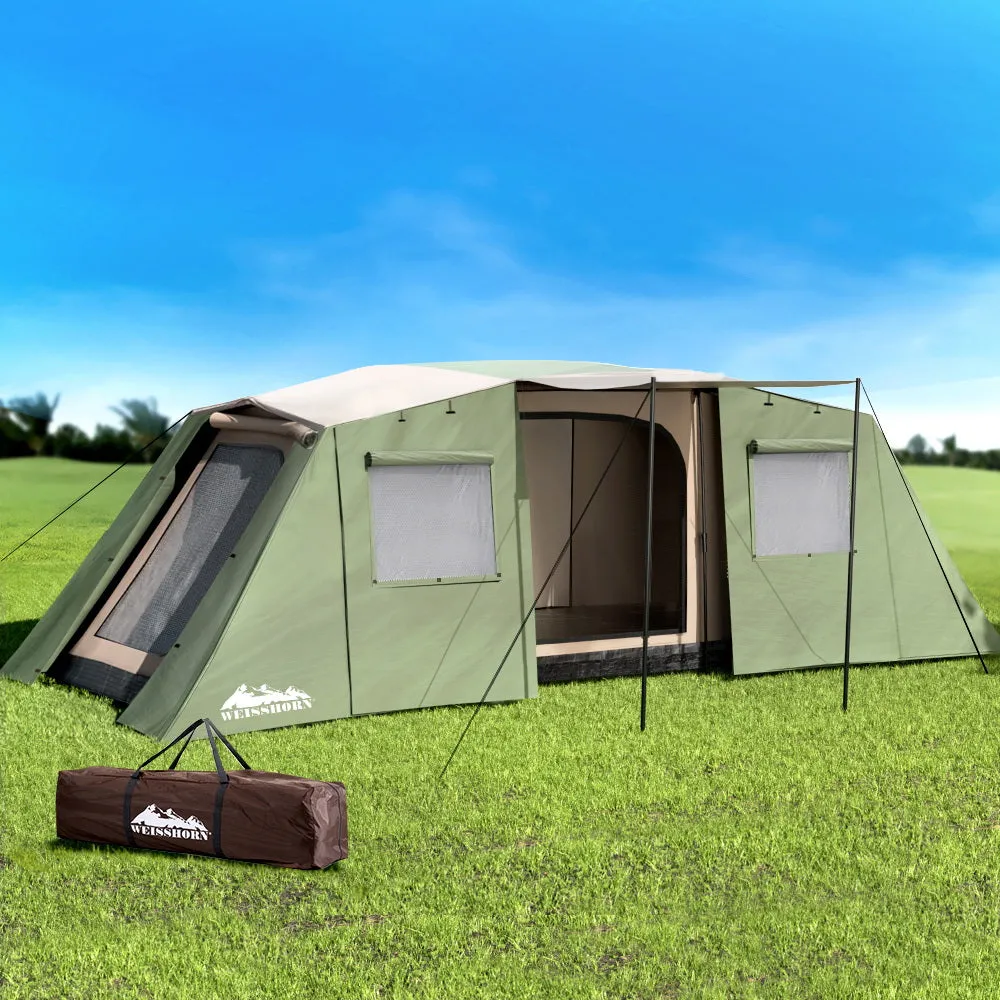 Camping Tent 10-Person Instant Up Outdoor Family Hiking with 3 Rooms