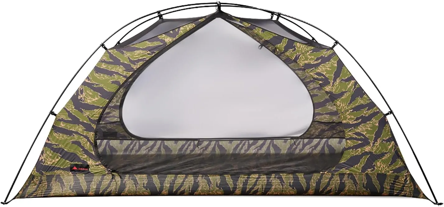 Camping Tent Backpacking Tent CAMO, Scout Portable Ultralight 3 Season Tent Waterproof for 1 Person Hiking, Mountaineering, Trekking