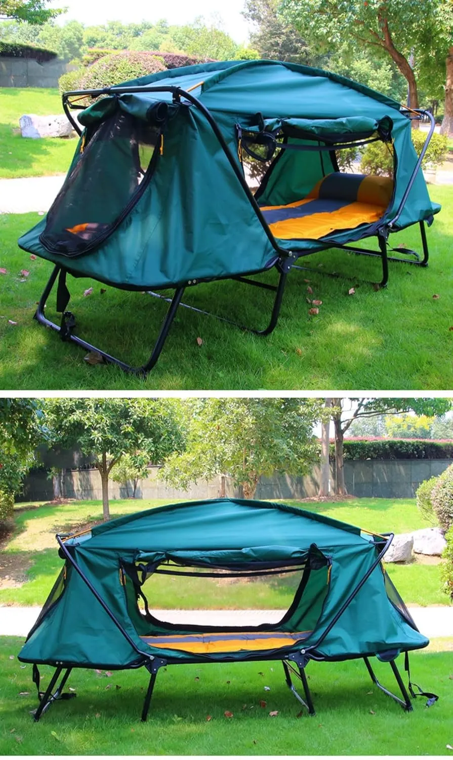 Camping Tent, Tent Bed, Foldable, Windproof, Waterproof, Thickened, Outdoor, Easy to Carry