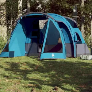 Camping Tent Tunnel 4-Person Blue Waterproof8,35KG