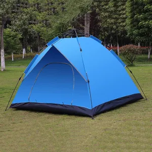 Camping Tents, Shelter-Perfect for Camping,Backpacking and Thru-Hikes, No Need to Build Quick-Open Automatic Tent,Blue Tent