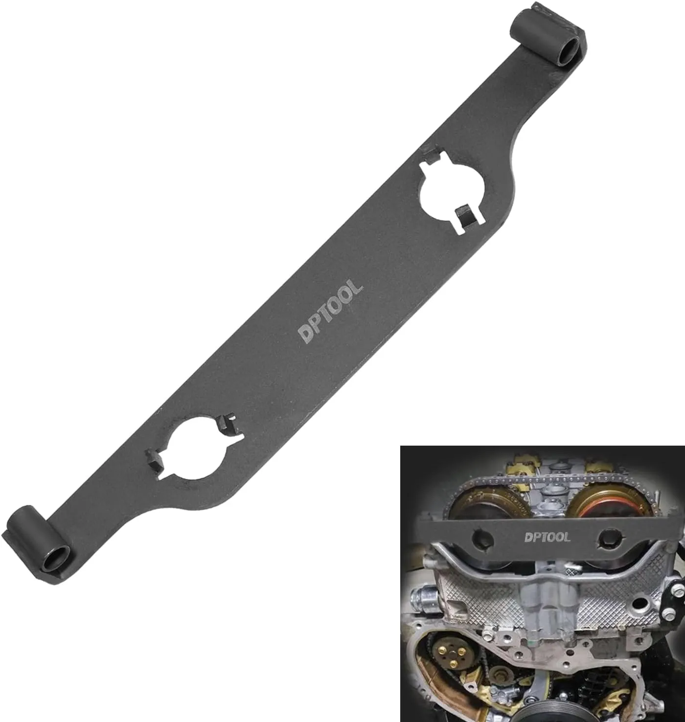 Camshaft Actuator Locking Timing Tool Cam Phaser Retainer Water Pump Sprocket Retainer Holding Tool Compatible with GM/Buick/Chevrolet/GMC Ecotec 2.0 2.4 Engine Replace EN48953