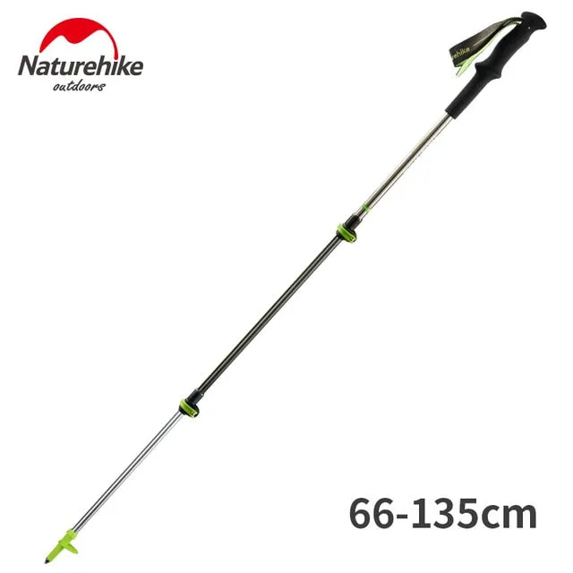 Cane 185g Fiber   Stick Hiking about Carbon Stick Aluminum Pole Camping Pole Lightweight Trekking Walking Flawless Alloy Naturehike VIP sale