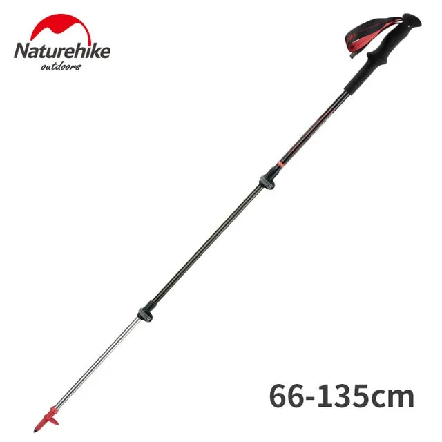 Cane 185g Fiber   Stick Hiking about Carbon Stick Aluminum Pole Camping Pole Lightweight Trekking Walking Flawless Alloy Naturehike VIP sale