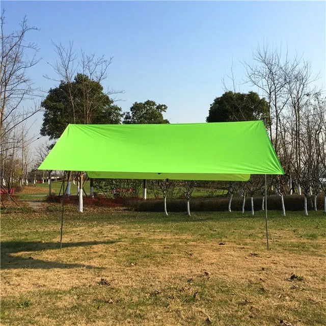 Canopy Rain Sunshade Shade Tent Waterproof Beach Awning Fly Reliable delivery Hammock Anti Camping UV Camping 3x3m Sun Tarp Shelter Tent Outdoor Full product lineup