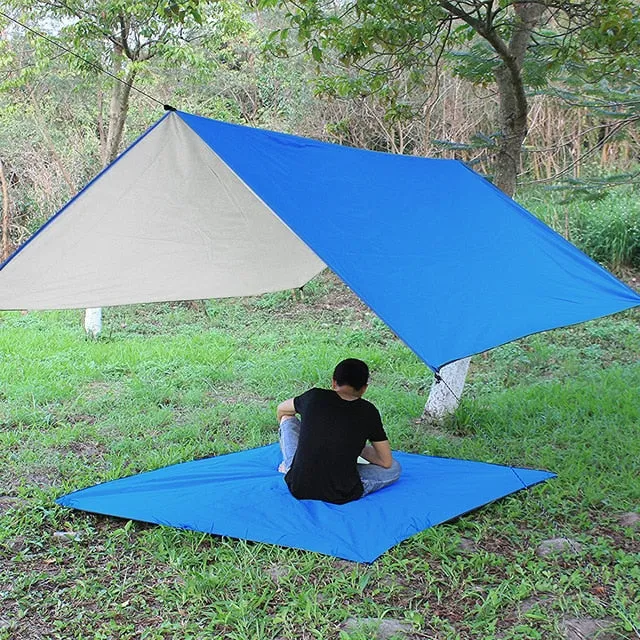Canopy Rain Sunshade Shade Tent Waterproof Beach Awning Fly Reliable delivery Hammock Anti Camping UV Camping 3x3m Sun Tarp Shelter Tent Outdoor Full product lineup