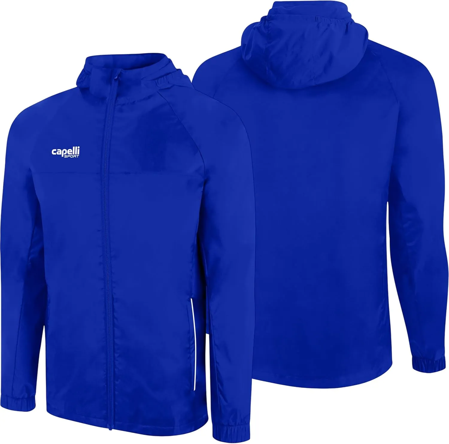 Capelli Sport Boys' All Weather Jacket, Youth Basics Activewear Gym Coat with Hood Girls