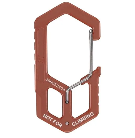 Carabiner Bottle Opener - Burnt Orange