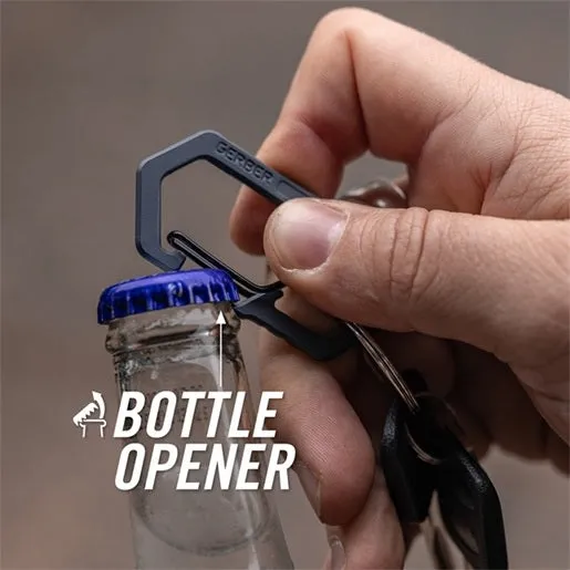 Carabiner Bottle Opener - Urban Blue