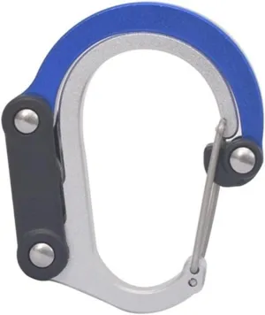 Carabiner Clips,Spring Clips， Hybrid Gear Clip -Rotating Hook Clip Non-Locking Strong Clips for Camping Fishing Hiking Travel Backpack Out