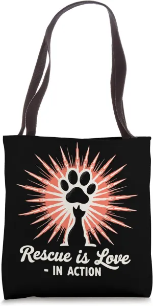Cat Rescue Advocates Feline Adoption Awareness Shelter Tote Bag