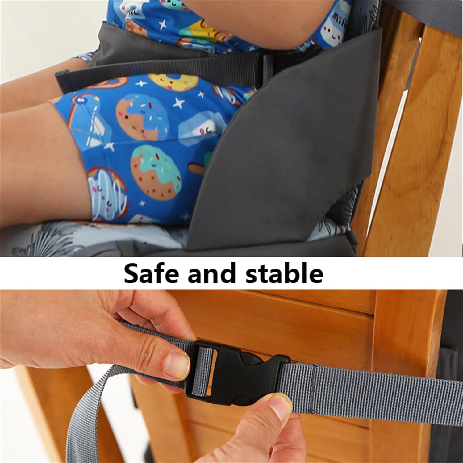 Chair Pad to Raise Seat Height, Dining Table Chair Seat Protector, Large Capacity Mommy Bag Shoulder Diaper Bag (Rabbit,Standard)