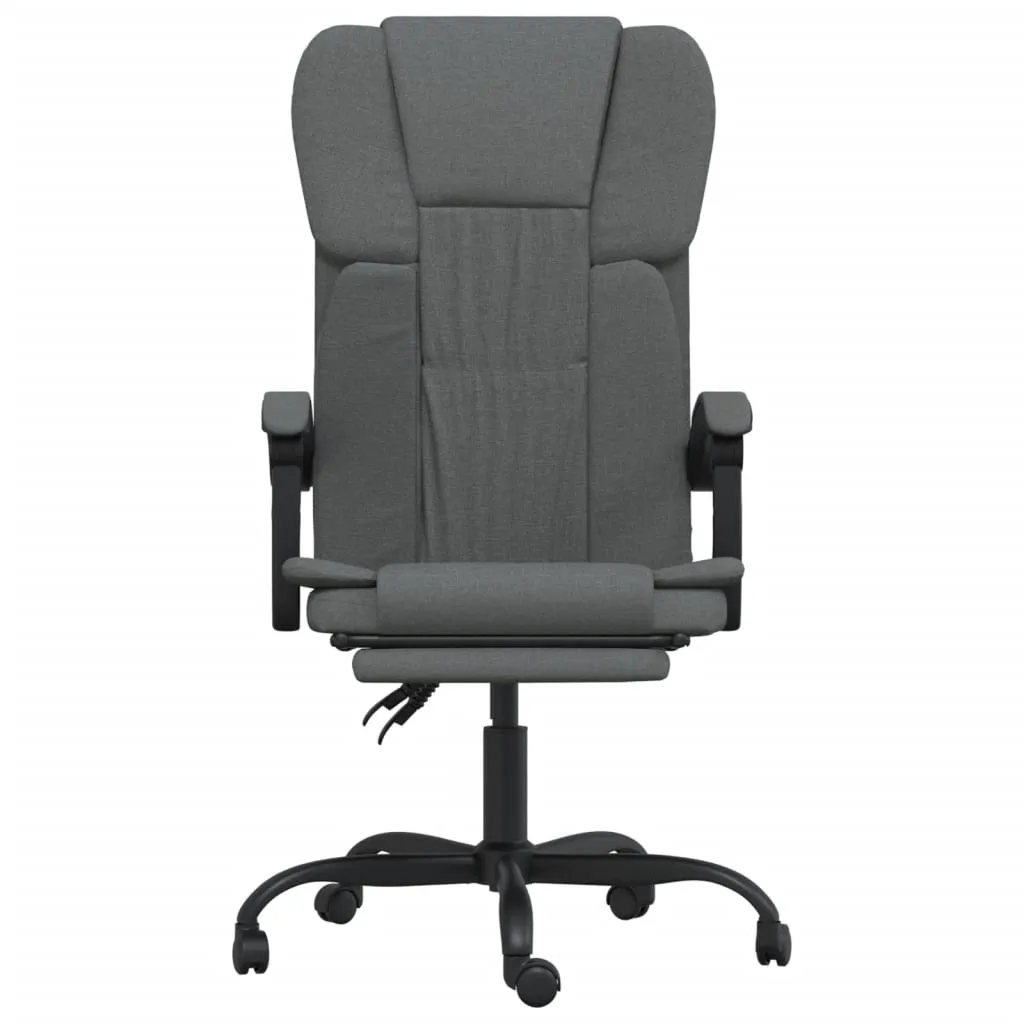 Chair Swivel Reclining Desk Chair with Wheels for Living Room Fabric