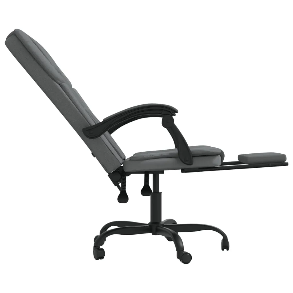 Chair Swivel Reclining Desk Chair with Wheels for Living Room Fabric